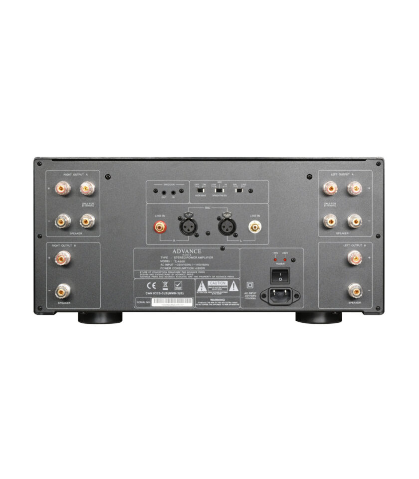 Końcówka mocy stereo Advance Paris X-A600_1